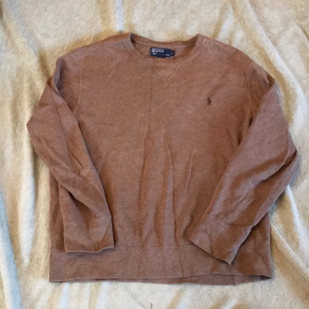 Polo Ralph Lauren Cotton tan Crewneck Sweatshirt